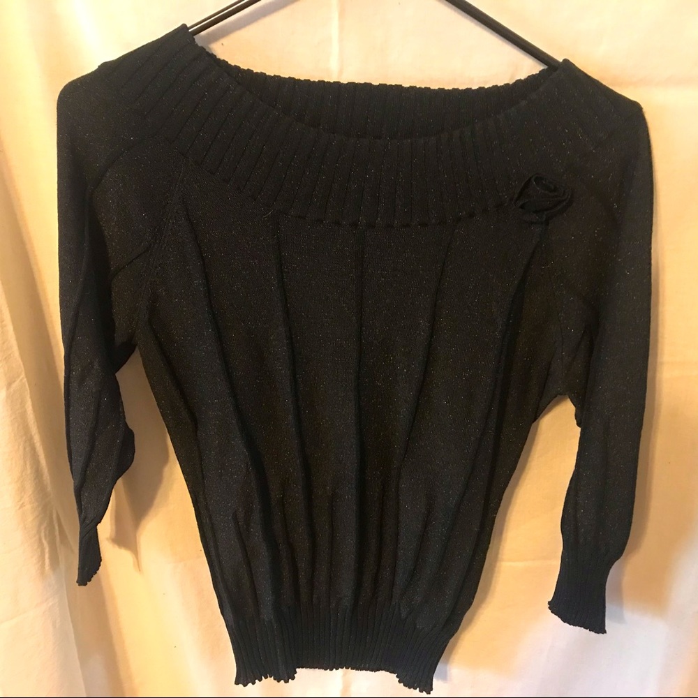 Vintage black holiday sweater
